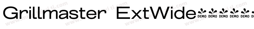 Grillmaster ExtWide字体转换